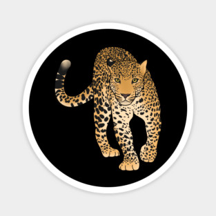 Leopard Cat, Love Big Cats Magnet