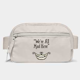 Cheshire cat's quote Bag