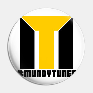 #MundyTuned Black and Yellow 1 Pin