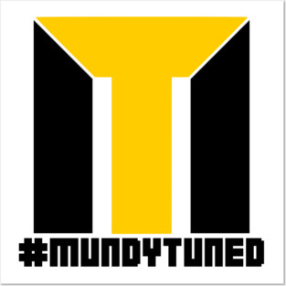 #MundyTuned Black and Yellow 1 Posters and Art