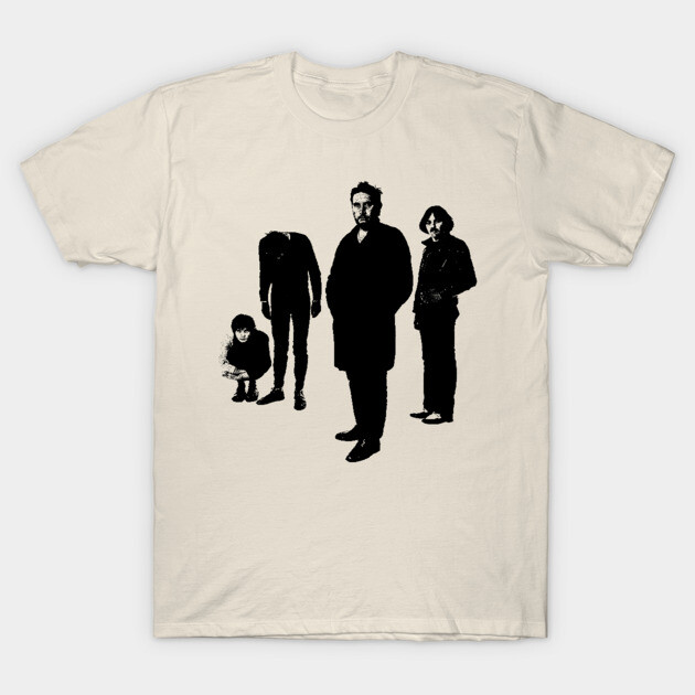 Black and White Retro Vintage The Stranglers T-Shirt TeePublic