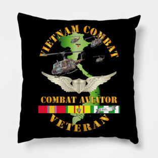 Vietnam Combat AVN Vet  Combat Aviator - Air Assault  w SVC Pillow