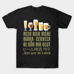 Beer Around the World -  Funny Beer T-Shirt