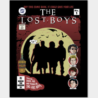 Vampires everywhere, Dwayne, David, Paul and Marko are The Lost Boys Posters and Art