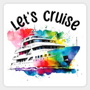 Let's Cruise Sticker