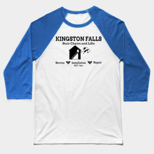 Kingston Falls Stair Charis and Lifts Baseball T-Shirt