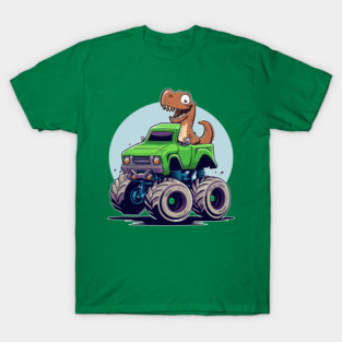 Dinosaur Monster Truck T-Shirt
