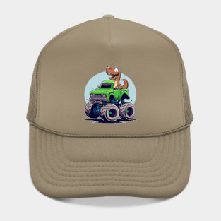 Dinosaur Monster Truck Hat