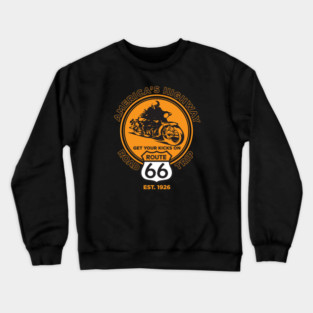 Route 66 Road Trip Crewneck Sweatshirt