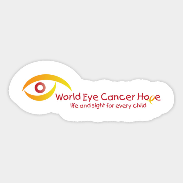 WE C Hope Red Logo - Wide Magnet by World Eye Cancer Hope