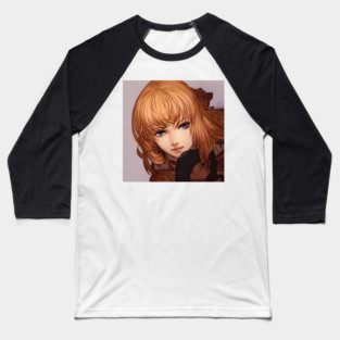 anime girl brown hair Baseball T-Shirt