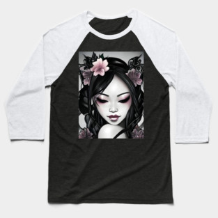 style tatto girl Baseball T-Shirt