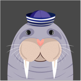 Walrus Sea Animals Posters and Art
