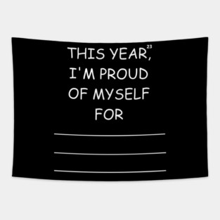 this year, i'm proud of myself for Tapestry