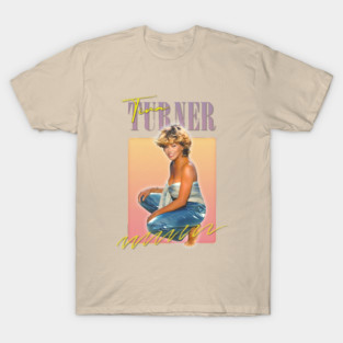 Tina Turner / 80s Style Retro Fan Art Design T-Shirt
