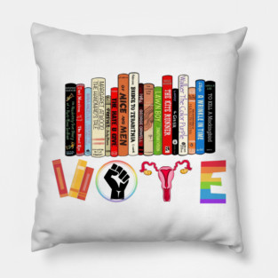 Banned Books Pillow