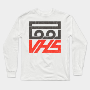 VHS retro logo Long Sleeve T-Shirt