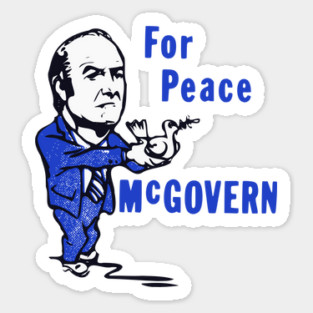 70s Vintage George McGovern Shirt For Peace Vote McGovern Magnet