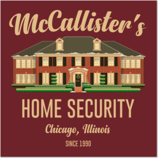 Home Alone McCallister's Home Security Posters and Art