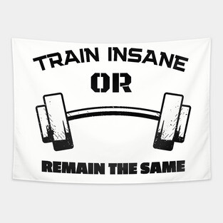 Motivational Gym Quotes Tapestry
