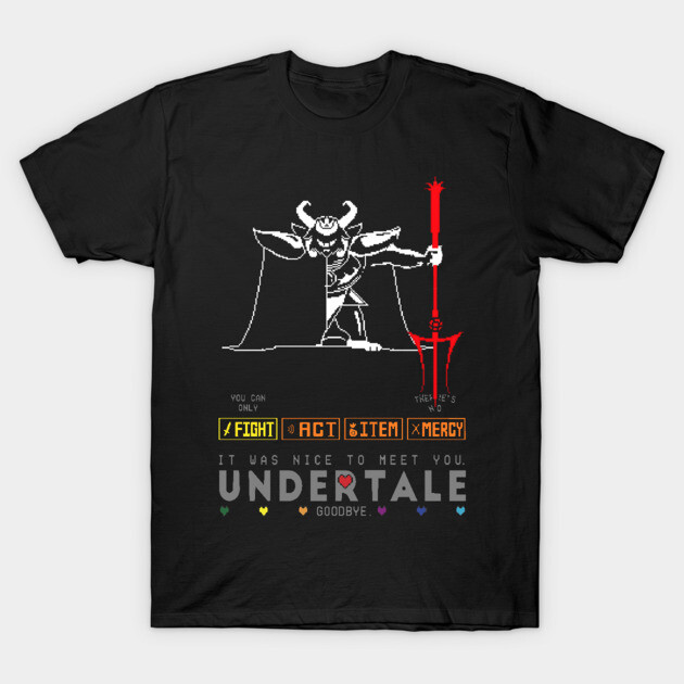 Asgore Dreemurr Undertale Sans T-Shirt TeePublic - Main Image