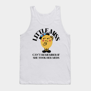 little miss mental health Tank Top
