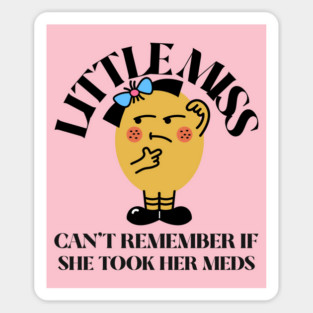 little miss mental health Magnet