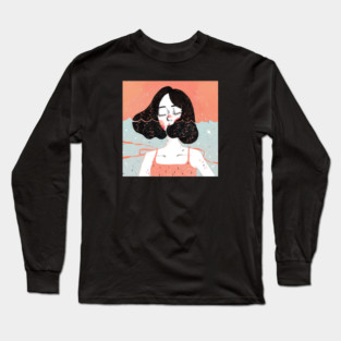 Drowning In Thoughts Long Sleeve T-Shirt