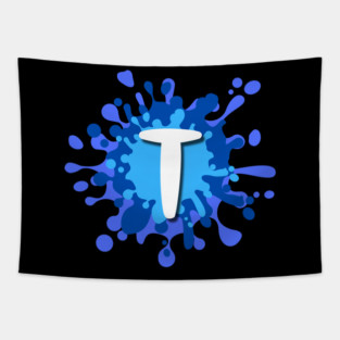 Letter T Tapestry