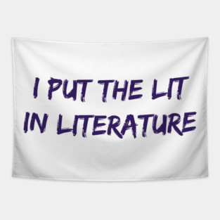 The Lit in Literature Tapestry