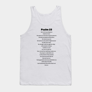 Psalm 23 Tank Top