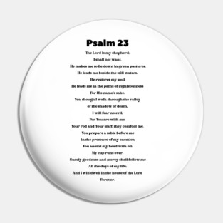 Psalm 23 Pin