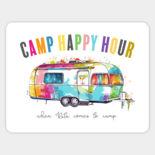 Camp Happy Hour Magnet