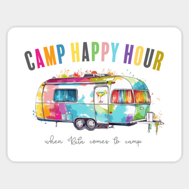 Camp Happy Hour Magnet by Camp Happy Hour