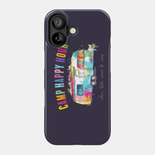 Camp Happy Hour (for dark shirts) Phone Case