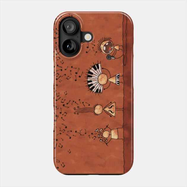 Jazz Band Phone Case by vladstudio