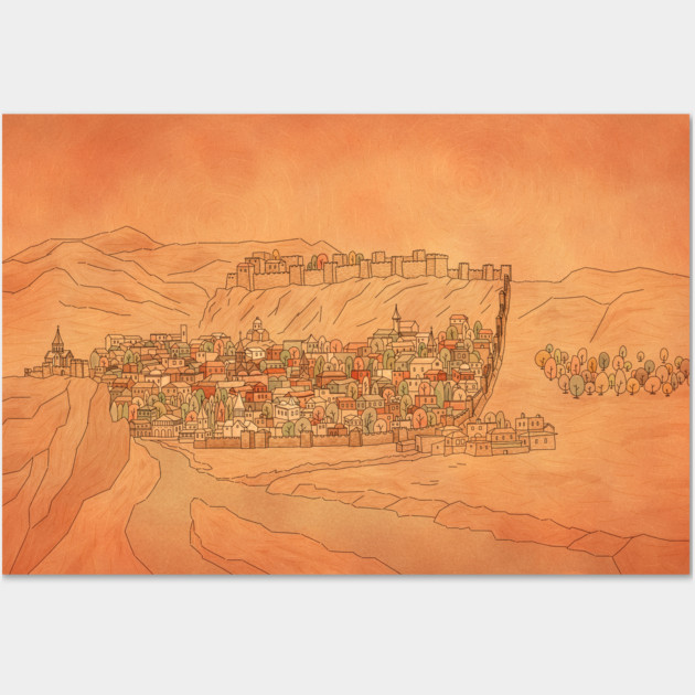 Old Tbilisi Wall Art by vladstudio