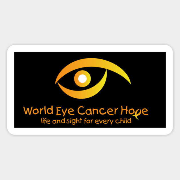 WE C Hope Gold Logo Magnet by World Eye Cancer Hope