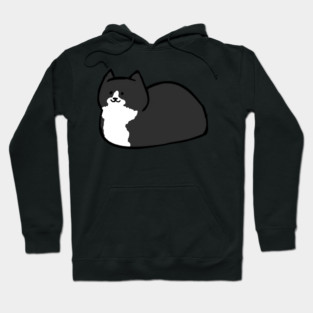 Tuxedo Cat Loaf Hoodie