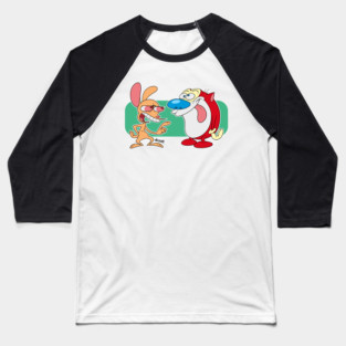 Ren and Stimpy Baseball T-Shirt