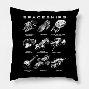 STAR TREK SCIENCE FICTION SPACESHIPS Pillow