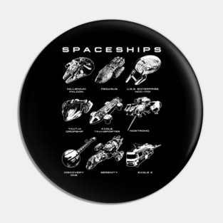 STAR TREK SCIENCE FICTION SPACESHIPS Pin