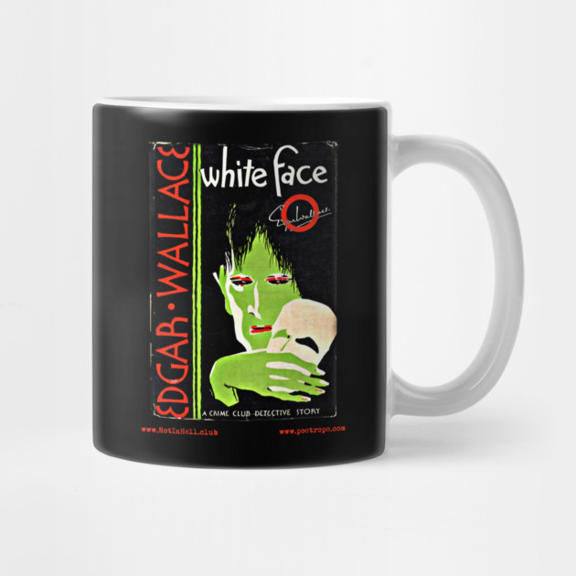 WHITE FACE by Edgar Wallace –– Mug & Travel Mug by Rot In Hell Club
