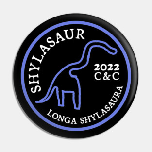 Shylasaur (Special Periwinkle Badge Edition) Pin