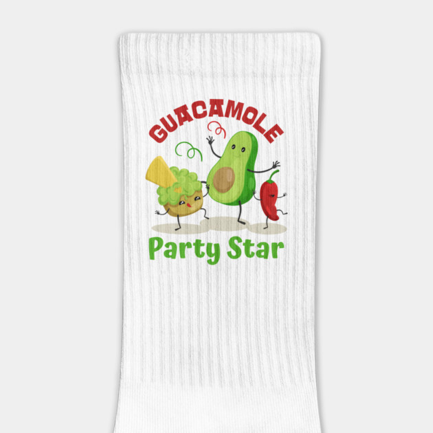 Guacamole The Party Star Guacamole Lovers Cinco De Mayo Fiesta Squad Funny Mexican Food Men Women Kids by Tshirtiz
