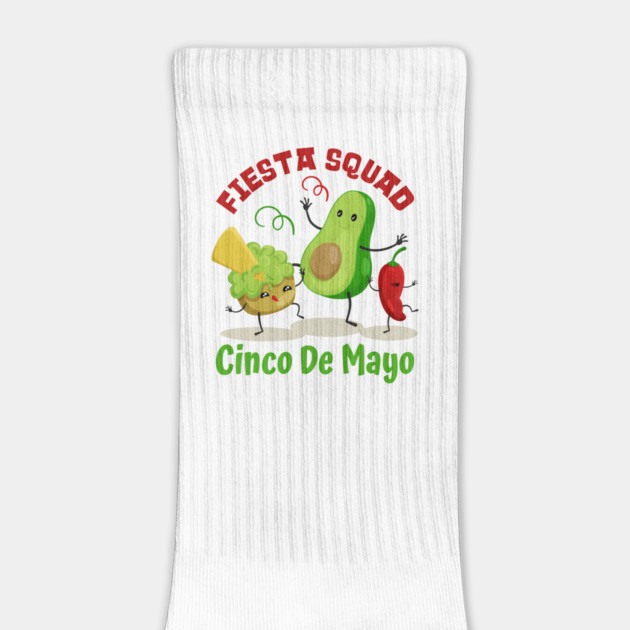 Fiesta Squad Guacamole Lovers Cinco De Mayo Funny Mexican Food Men Women Kids by Tshirtiz