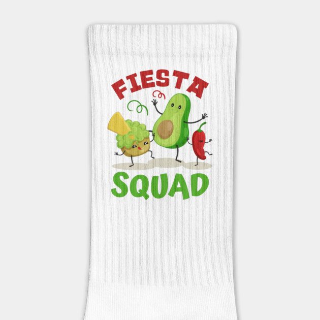 Fiesta Squad Guacamole Lovers Cinco De Mayo Funny Mexican Food Men Women Kids by Tshirtiz
