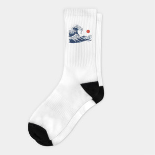 The Great Wave of Samoyed Socks