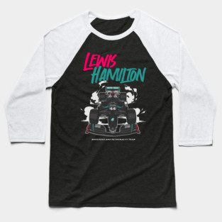 Lewis Hamilton Formula 1 Baseball T-Shirt