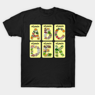 Vitamin letter illustration T-Shirt